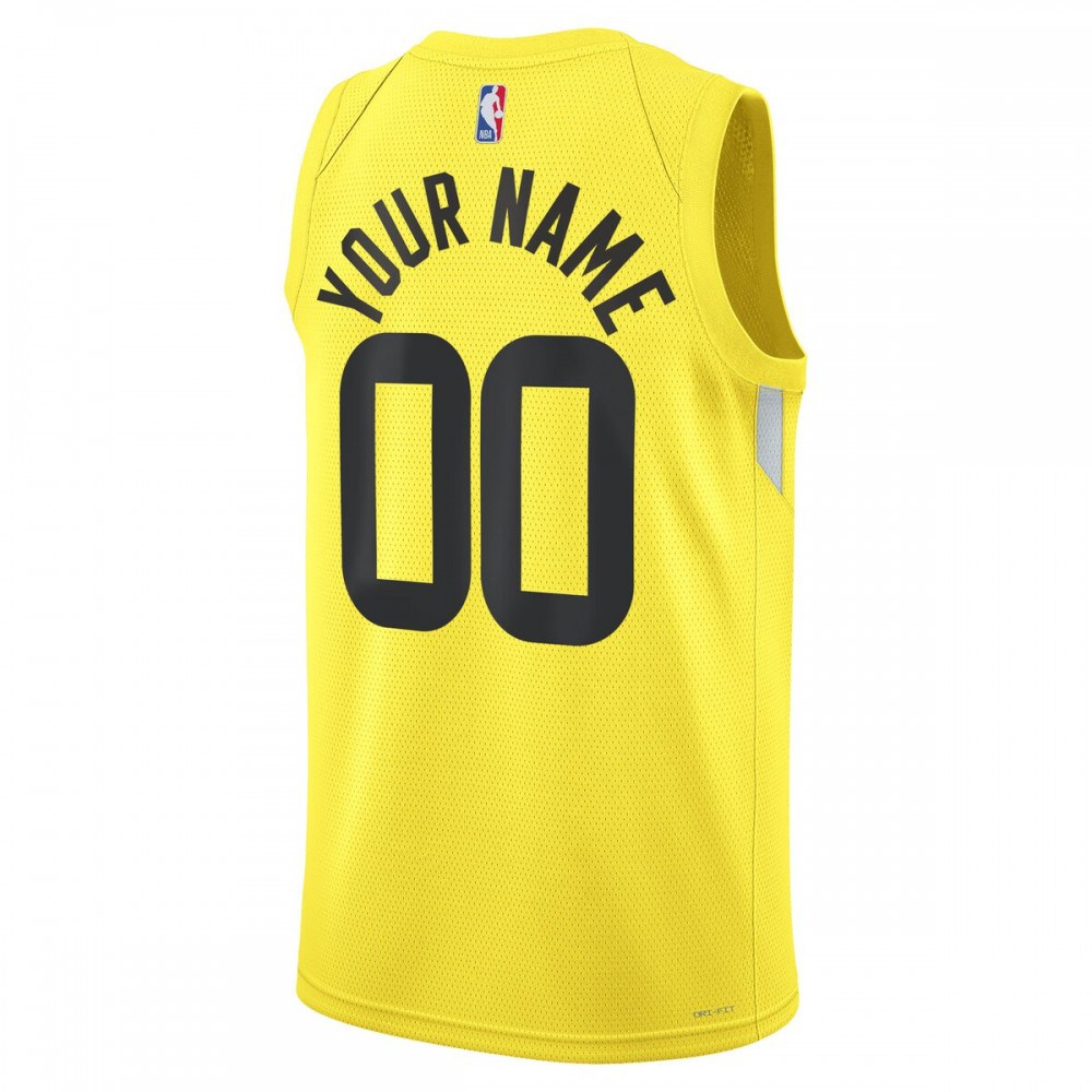 Utah Jazz Unisex 2022/23 Swingman Custom Jersey Gold - Icon Edition-Pro Kit Vault | Brand New 26/27 Sports Jerseys